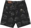 Passport Workers Club Shorts - black-printed - reverse