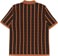 Passport Pattoned Knit Polo Shirt - caramel - reverse