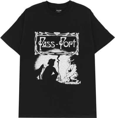 Passport Plume T-Shirt - black - view large