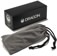 Dragon Count Sunglasses - matte black/smoke lens - bag