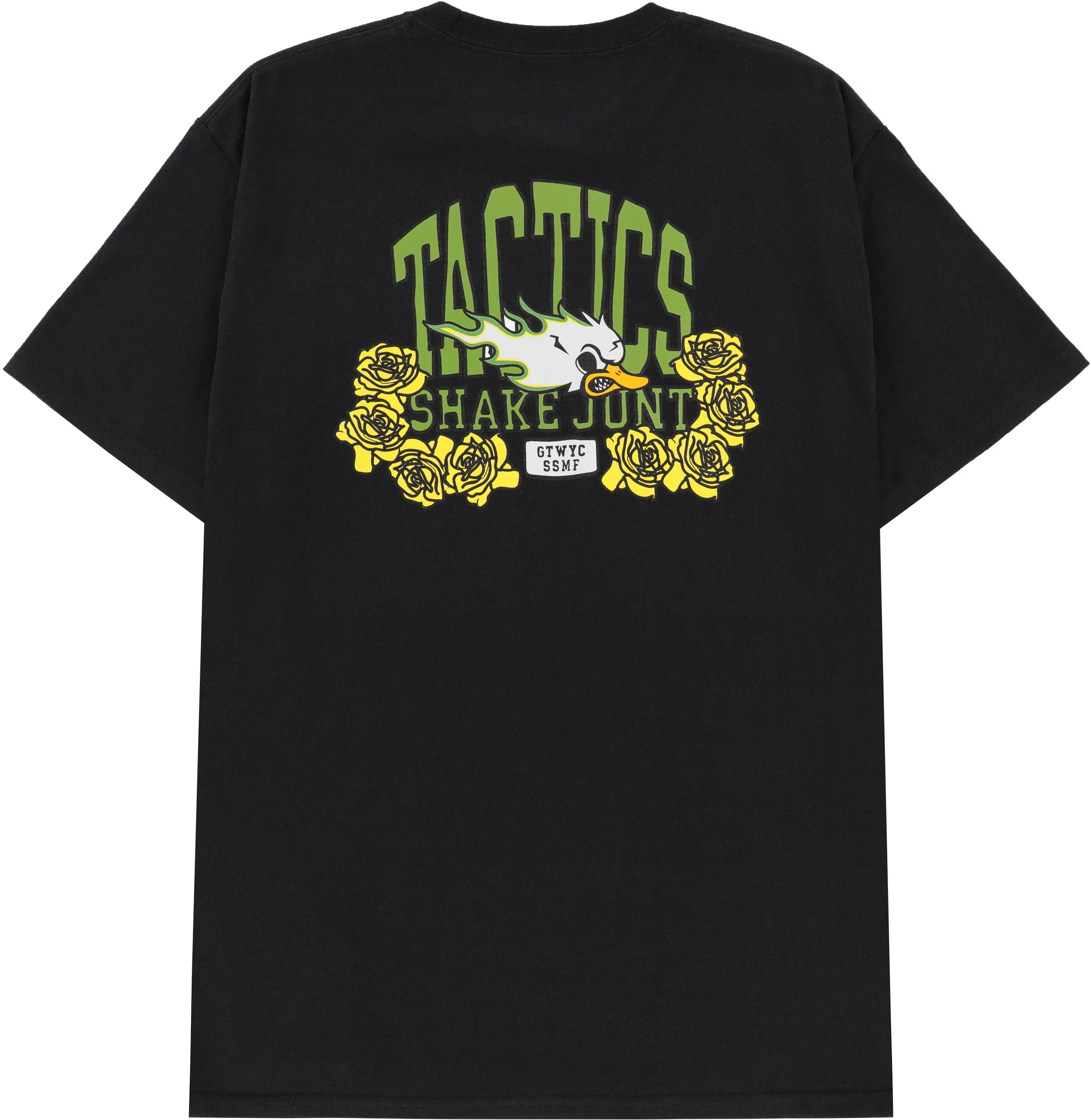 Tシャツ・カットソー [VIBRATE]LETTERING HAND SHAKE SIGN T-SHIRT (BLACK) LETTERING HAND SHAKE SIGN T-SHIRT (BLACK) - vibrate