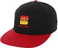 Sci-Fi Fantasy S Snapback Hat - black/red