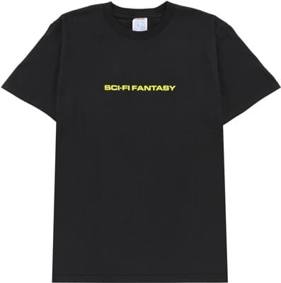 Sci-Fi Fantasy Textured Logo T-Shirt - black - view large