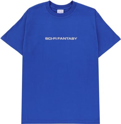 Sci-Fi Fantasy Textured Logo T-Shirt - royal - view large