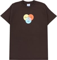 Sci-Fi Fantasy Venn Diagram T-Shirt - brown
