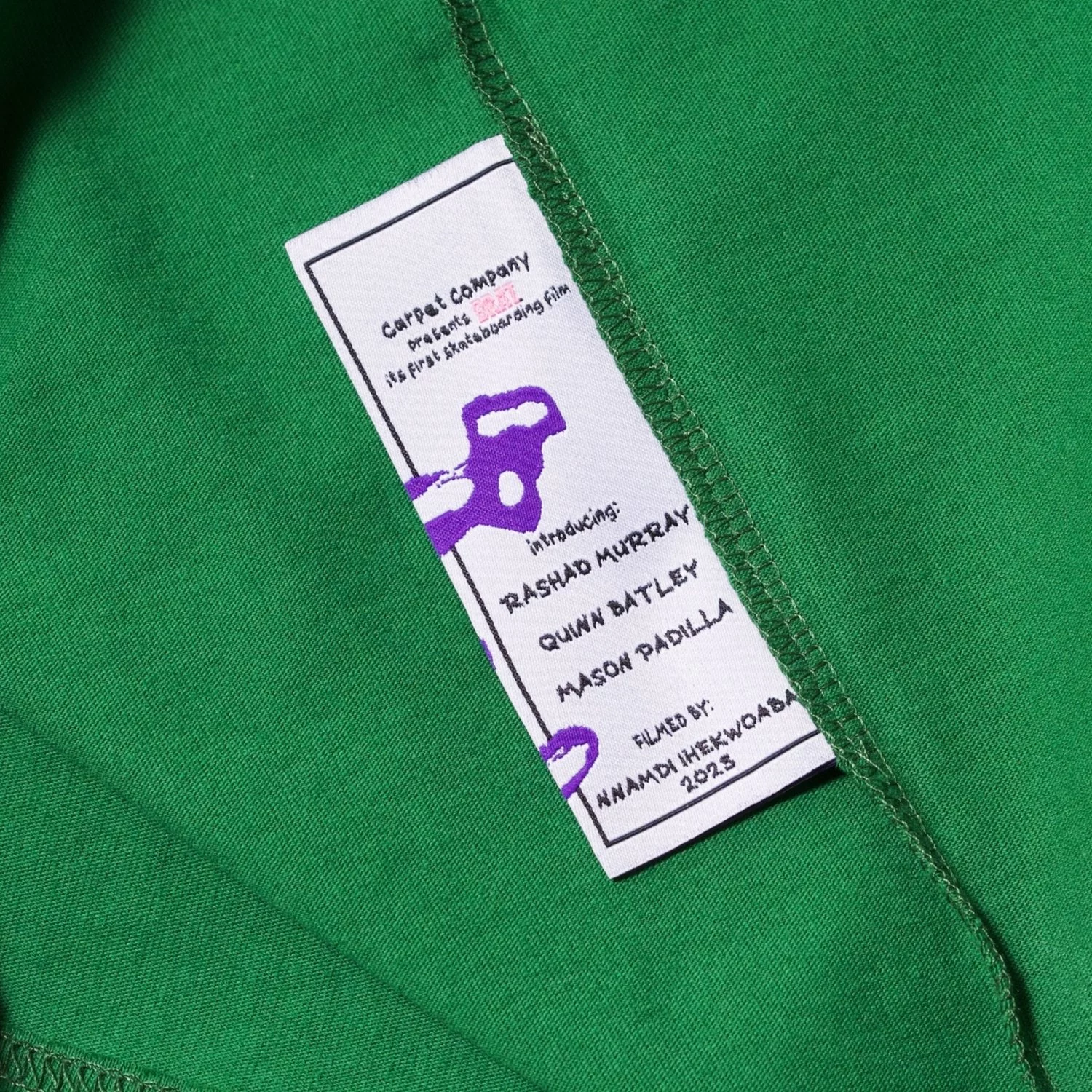 【CARPET COMPANY】BEDROOM TEE GREEN Carpet Bedroom T-Shirt - green | Tactics