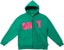 Carpet Brat Hoodie - green - open