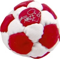 Frog Hacky Sack - red/white