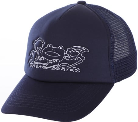 Frog Big Shoes Trucker Hat - navy - view large