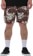 Brixton Voyage Hybrid Shorts - sepia umbrella scene - model