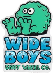 Snot Wide Boys MD Sticker - green/blue