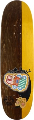 Frog Dustin Henry Tuk Tsul 9.1 Skateboard Deck - brown/yellow - view large