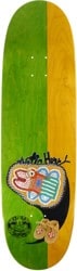 Frog Dustin Henry Tuk Tsul 9.1 Skateboard Deck - green/yellow