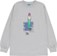 Frog Broken Glasses L/S T-Shirt - athletic heather