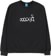 Frog Caterpillar Crew Sweatshirt - black