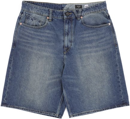 Volcom Billow Denim Shorts - classic blue - view large