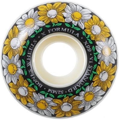 Bones X-Formula V1 Standard Skateboard Wheels - pushing up daisies (99a) - view large