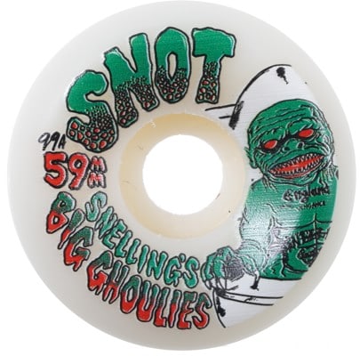 Snot Snellings Big Ghoulies Skateboard Wheels - glow in the dark (99a) - view large