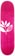 Magenta Big Plant 8.0 Skateboard Deck - pink