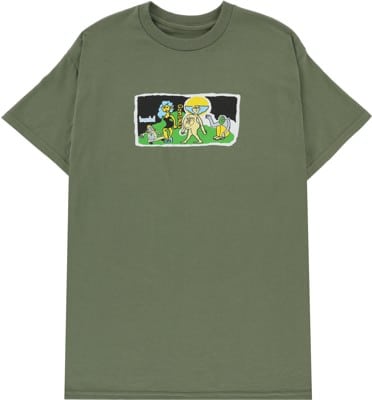 Krooked Stroll T-Shirt - mlitary green - view large