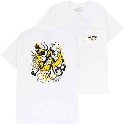 Anti-Hero Grimplestix Abstract Pocket T-Shirt - white - view large