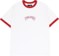 Welcome Barb Ringer T-Shirt - white/red