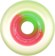 Spitfire Sapphires Radial Cruiser Skateboard Wheels - neon swirl (90d)