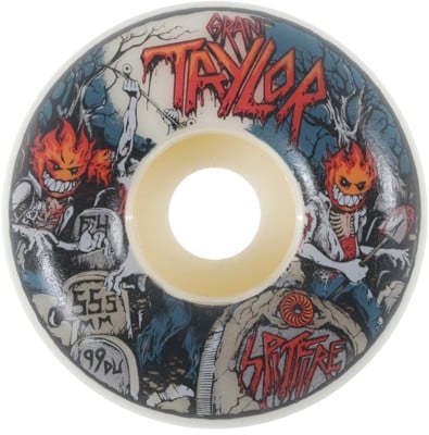 Spitfire Taylor Pro Formula Four Radial Skateboard Wheels - undead/natural (99d) - view large