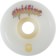Spitfire Venom Script Formula Four Conical Full Skateboard Wheels - white/natural (99d)