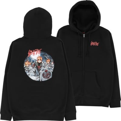 Spitfire Undead Zip Hoodie - black - view large