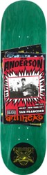 Anti-Hero Anderson Thrasher 9.0 Skateboard Deck - teal