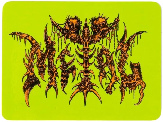 Metal Ancient Logo Sticker - view large