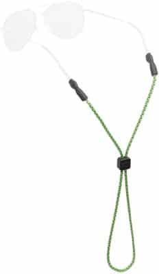 Chums Universal Fit Sunglasses Retainer - green/dark green/yellow (3mm rope) - view large