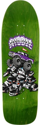 Real Hause Pig Romp 9.75 Romper Shape Skateboard Deck - green - view large