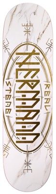 Real Hermann Stene Pro Oval 8.5 True Fit Shape Skateboard Deck - view large