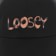 Loosey Jaguar Logo Strapback Hat - black - front detail