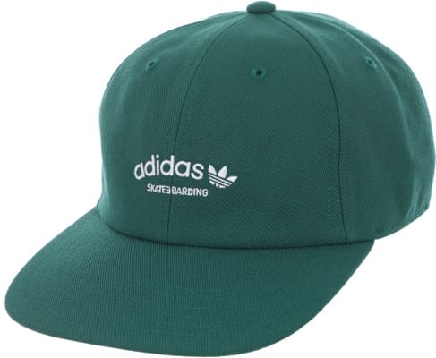Adidas Arched Logo Strapback Hat - collegiate green - view large
