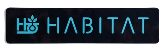 Habitat Pod Stencil Sticker - blue - view large