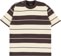 Tactics Heavy Knit Stripe T-Shirt - natural/khaki