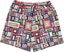 Tactics Oval Logo Hybrid Shorts - geo print - reverse