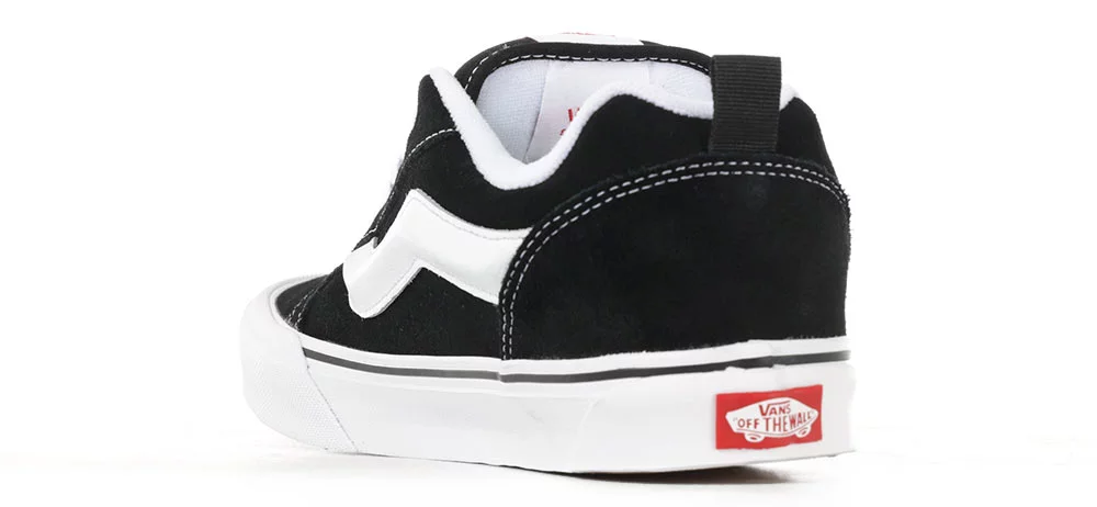 Vans Knu Skool Skate Shoes - black/true white | Tactics