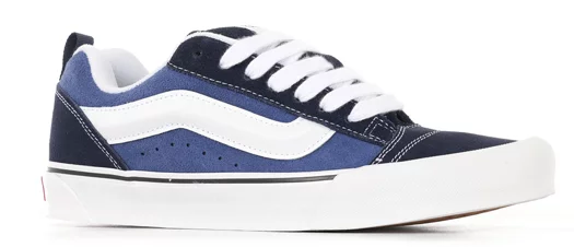 Vans Knu Skool Skate Shoes - navy/white