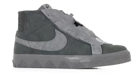 Nike SB Zoom Blazer Mid - Quickstrike Skate Shoes - (di'orr greenwood) anthracite/dark smoke grey