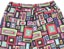 Tactics Oval Logo Hybrid Shorts - geo print - alternate reverse
