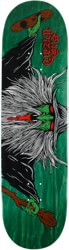 Blood Wizard Flying Wizard 9.0 Skateboard Deck - green