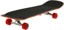 Santa Cruz Global Flame Dot 9.7 Complete Cruiser Skateboard - angle