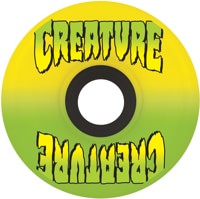 OJ Creature Bonehead Super Juice Cruiser Skateboard Wheels - yellow/green (78a)