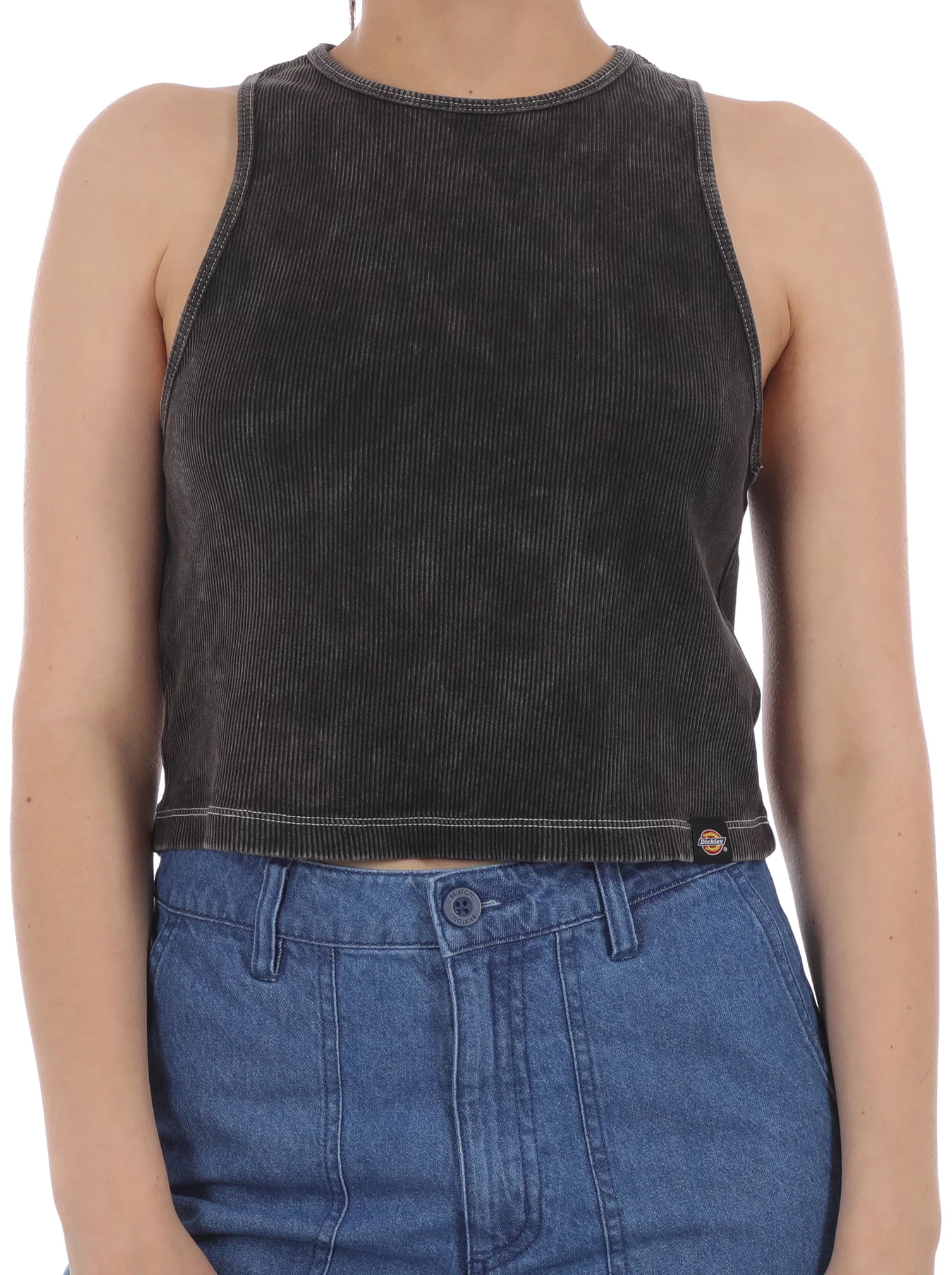 売れ筋商品|||ディッキーズ カットソー トップス レディース Newington Tank Top - Women's Black Heritage Wash Dickies Women's Newington Tank - black heritage wash | Tactics