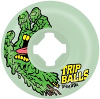 Slime Balls Face Melter Trip Balls Skateboard Wheels - glow in the dark (99a)