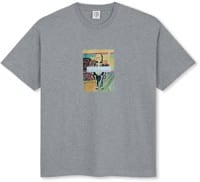 Polar Skate Co. Skeleton Kid T-Shirt - heather grey
